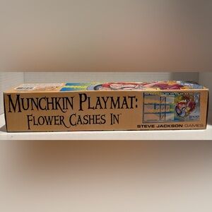 SOLD Munchkin Playmat: Flower Cashes In - NEW - Steve Jackson Games